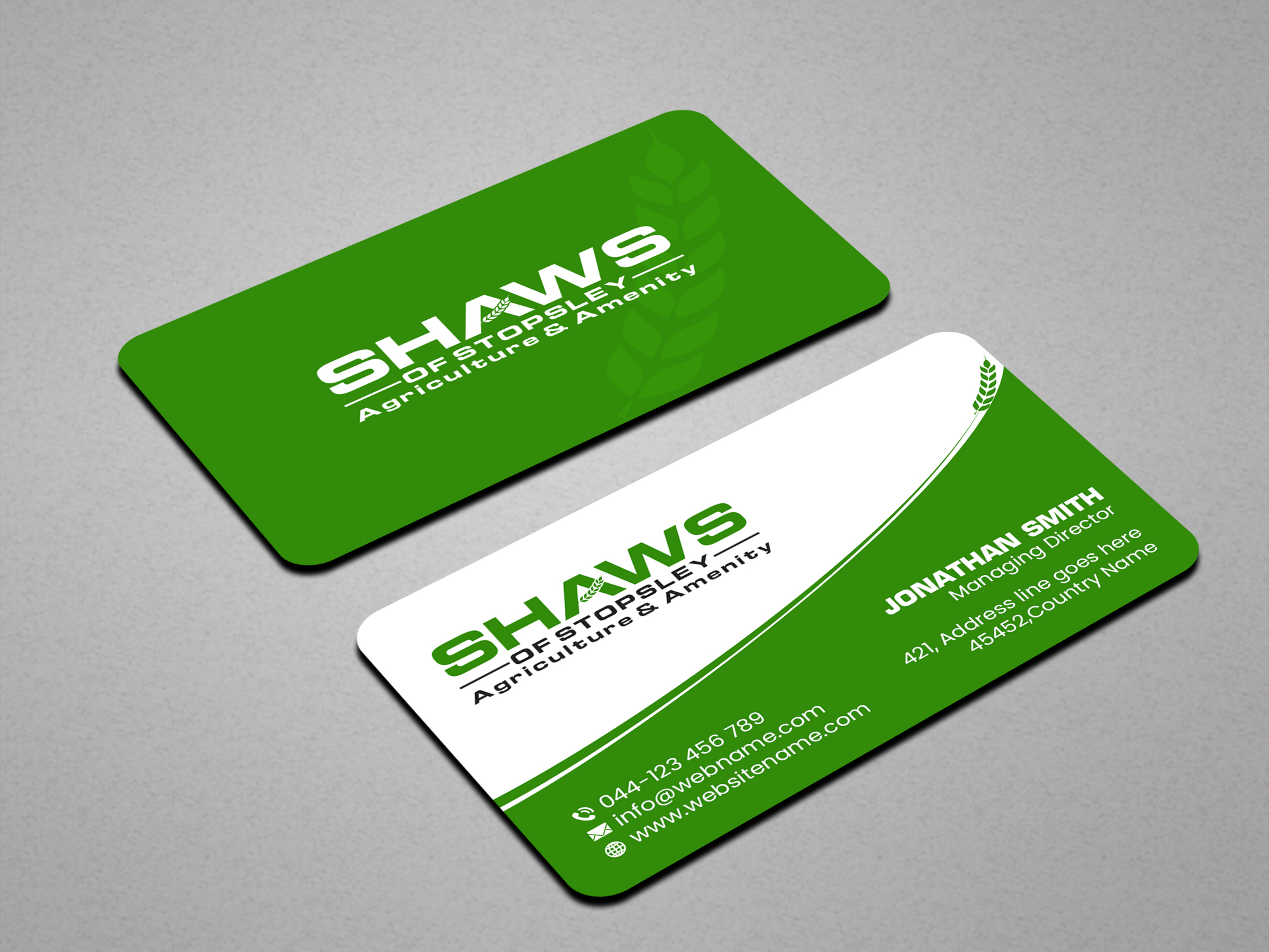Business Card Design by Creations Box 2015 for Shaws of Stopsley | Design #30568220