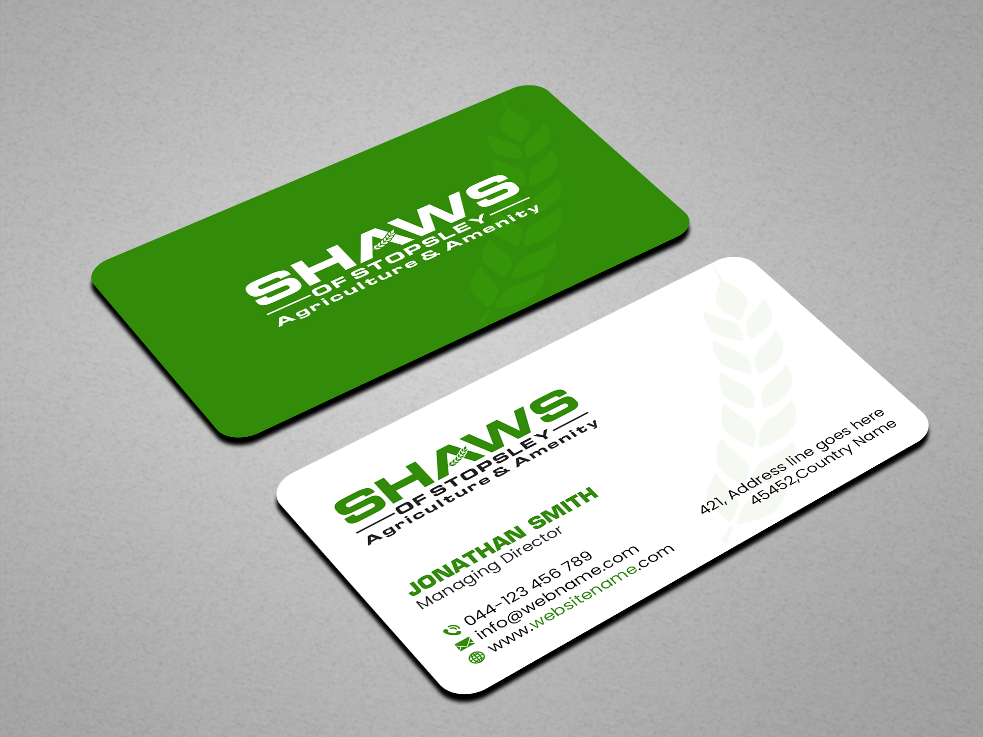 Business Card Design by Creations Box 2015 for Shaws of Stopsley | Design #30568222