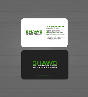 Business Card Design by Creations Box 2015 for Shaws of Stopsley | Design: #30568223