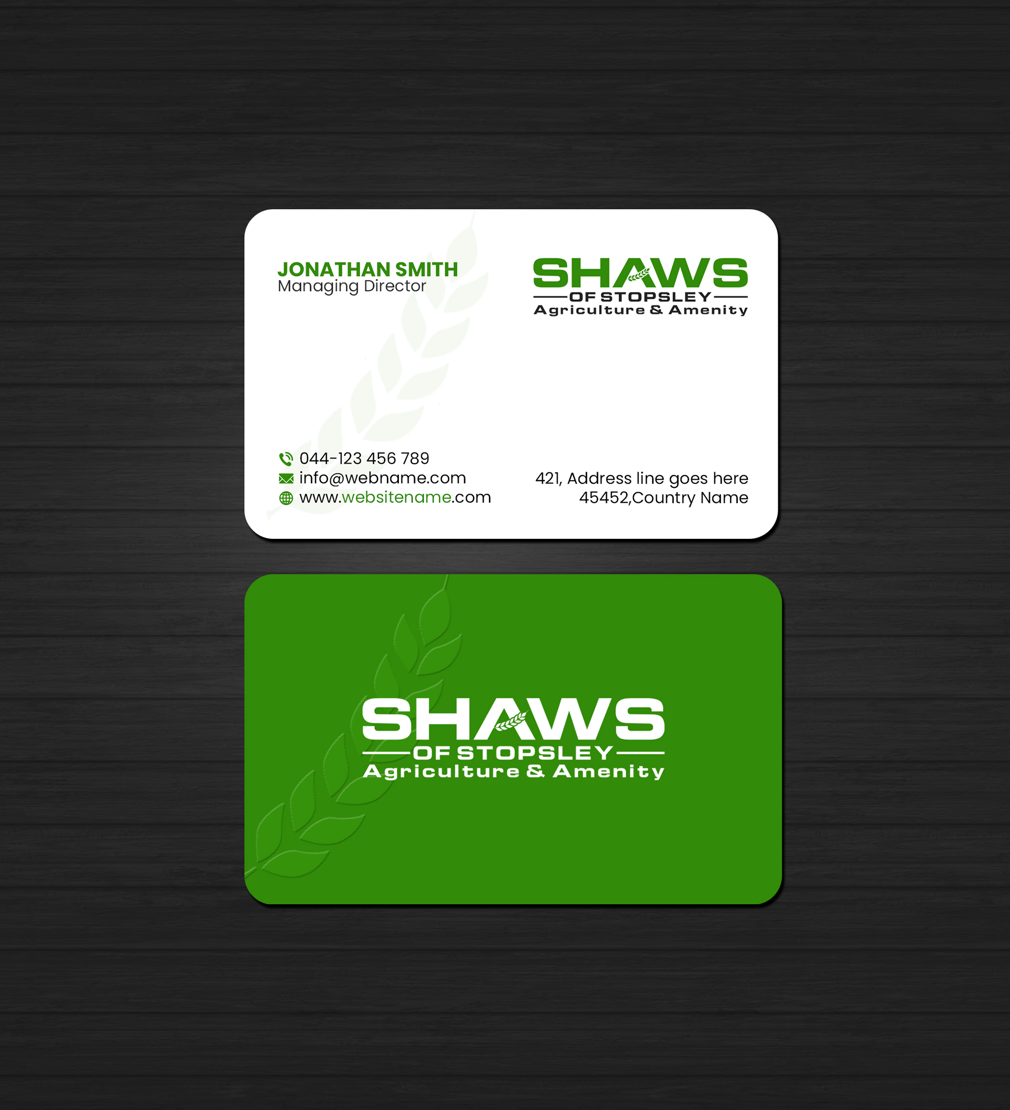 Business Card Design by Creations Box 2015 for Shaws of Stopsley | Design #30568224