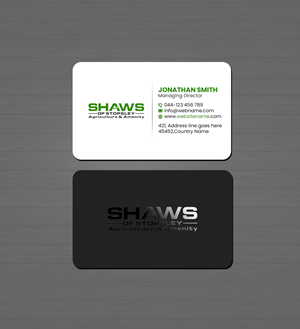 Business Card Design by Creations Box 2015 for Shaws of Stopsley | Design: #30568226