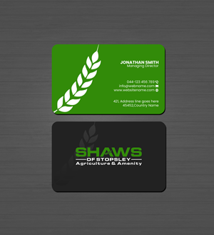 Business Card Design by Creations Box 2015 for Shaws of Stopsley | Design: #30568228