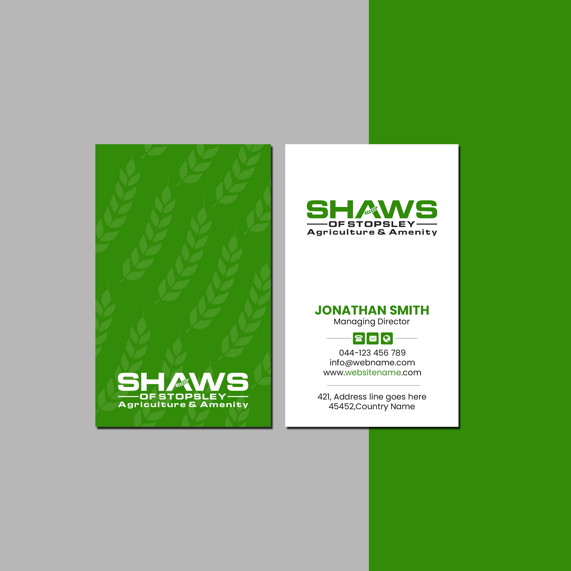 Business Card Design by Creations Box 2015 for Shaws of Stopsley | Design #30568230