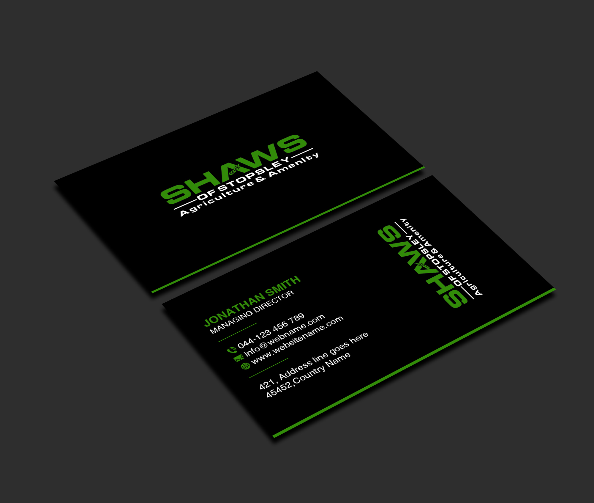 Business Card Design by Creations Box 2015 for Shaws of Stopsley | Design #30568233