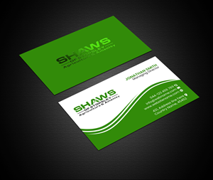 Business Card Design by Creations Box 2015 for Shaws of Stopsley | Design: #30568234