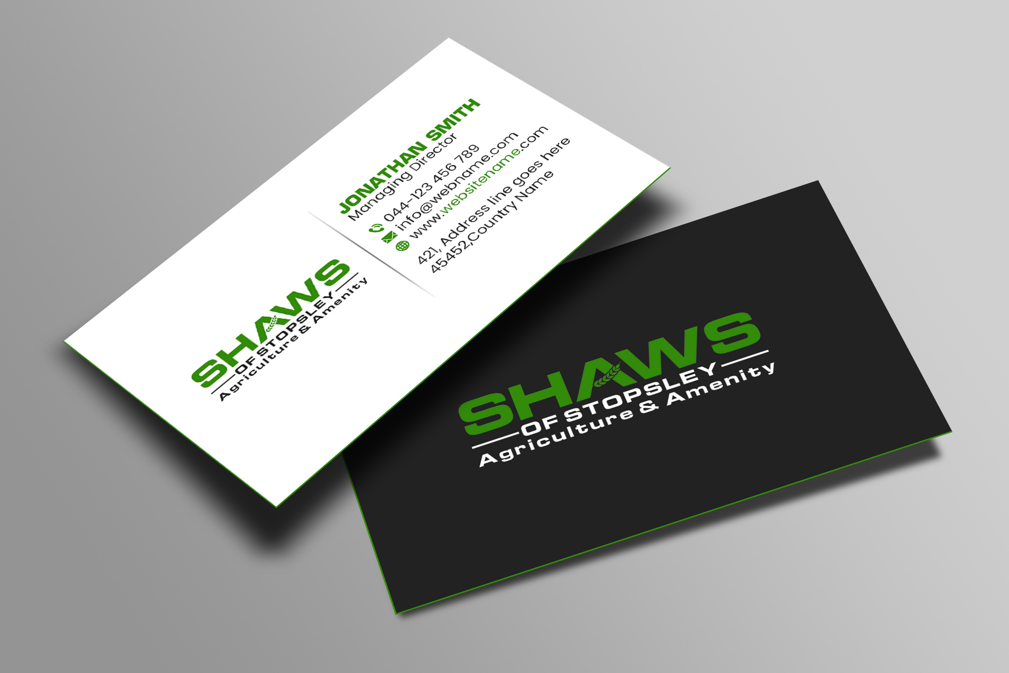 Business Card Design by Creations Box 2015 for Shaws of Stopsley | Design #30568237