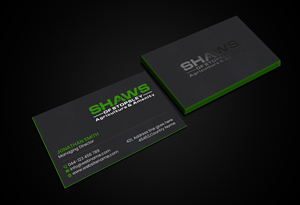 Business Card Design by Creations Box 2015 for Shaws of Stopsley | Design: #30568242