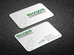 Business Card Design by Magic of Art for Shaws of Stopsley | Design #30576892