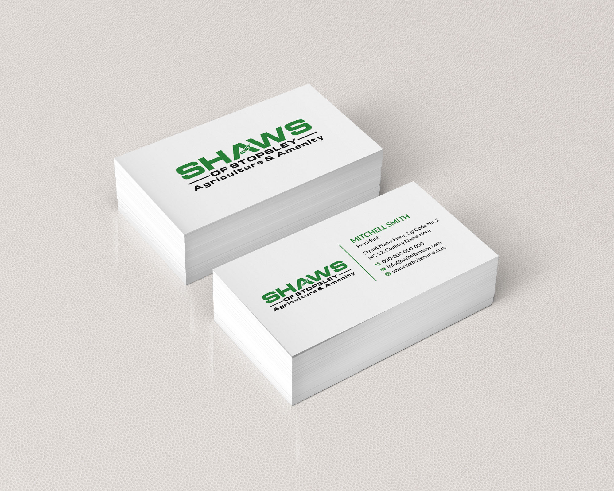 Business Card Design by T.R for Shaws of Stopsley | Design #30576028