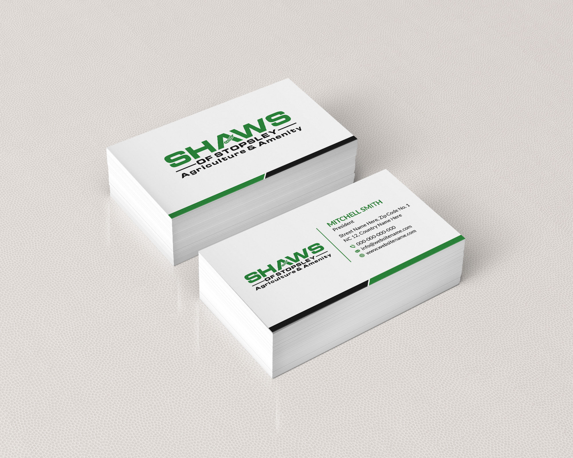 Business Card Design by T.R for Shaws of Stopsley | Design #30576040