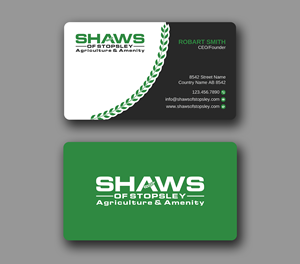 Business Card Design by Uttom 2 for Shaws of Stopsley | Design: #30567680