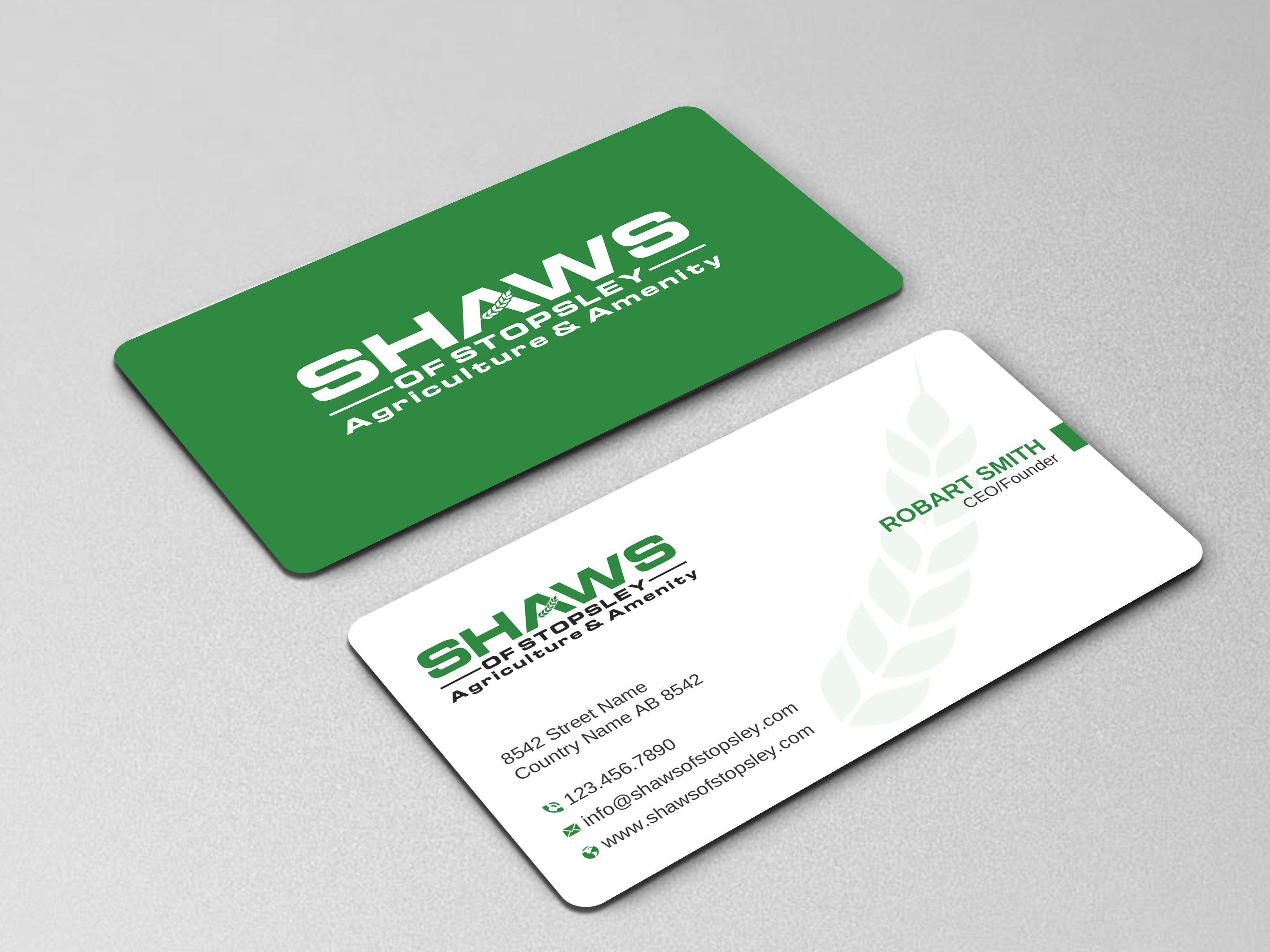 Business Card Design by Uttom 2 for Shaws of Stopsley | Design #30567695