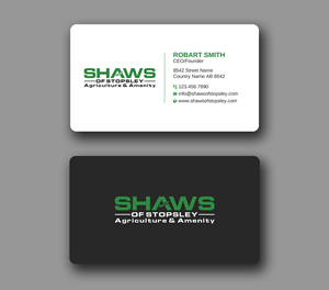 Business Card Design by Uttom 2 for Shaws of Stopsley | Design: #30567785