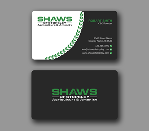 Business Card Design by Uttom 2 for Shaws of Stopsley | Design: #30567786