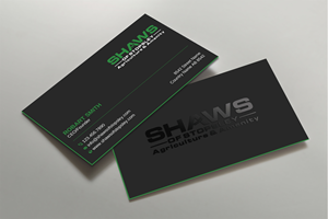Business Card Design by Uttom 2 for Shaws of Stopsley | Design: #30567787