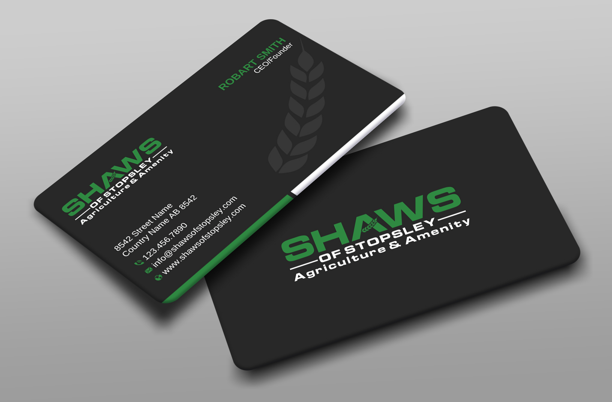 Business Card Design by Uttom 2 for Shaws of Stopsley | Design #30567897