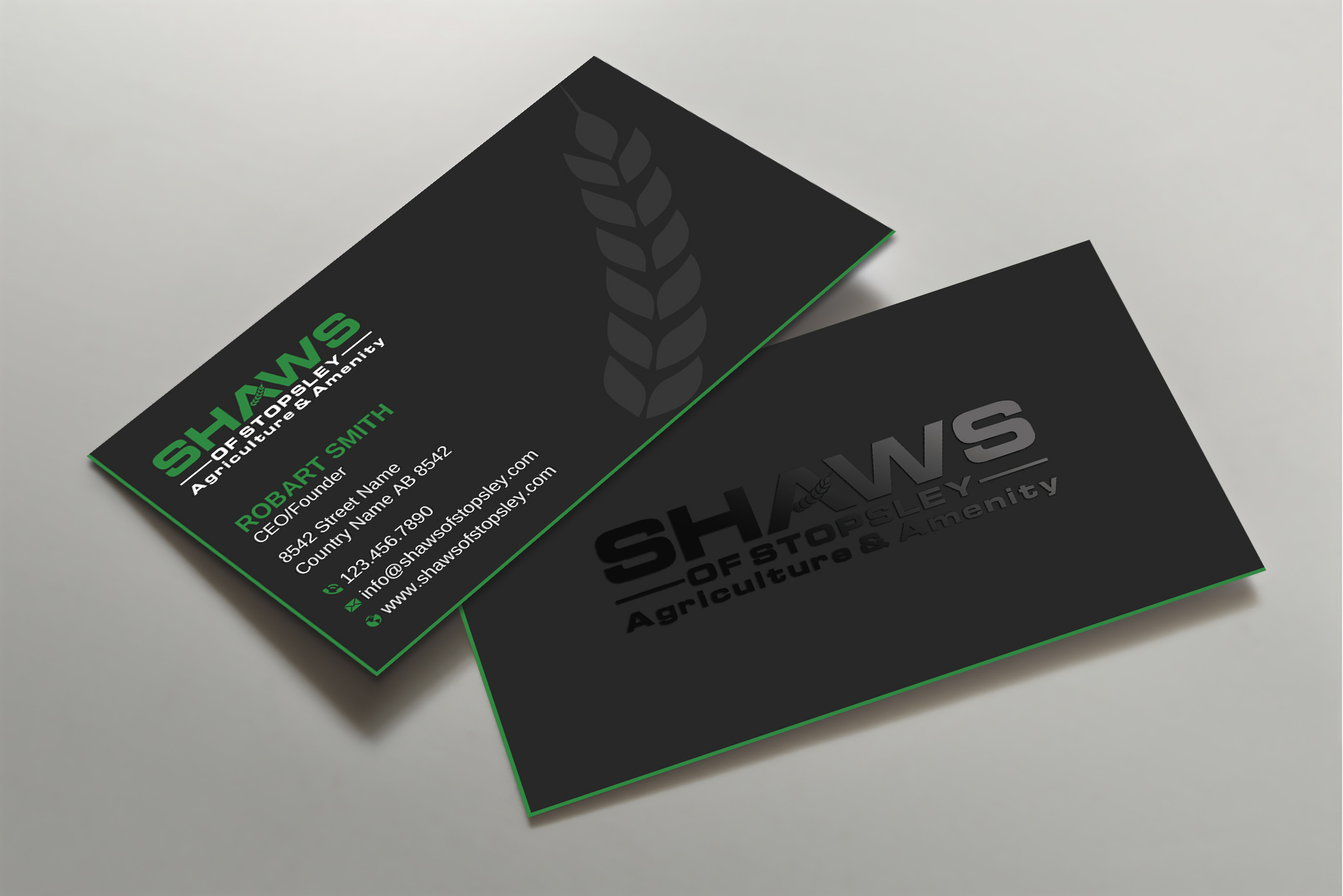 Business Card Design by Uttom 2 for Shaws of Stopsley | Design #30567898