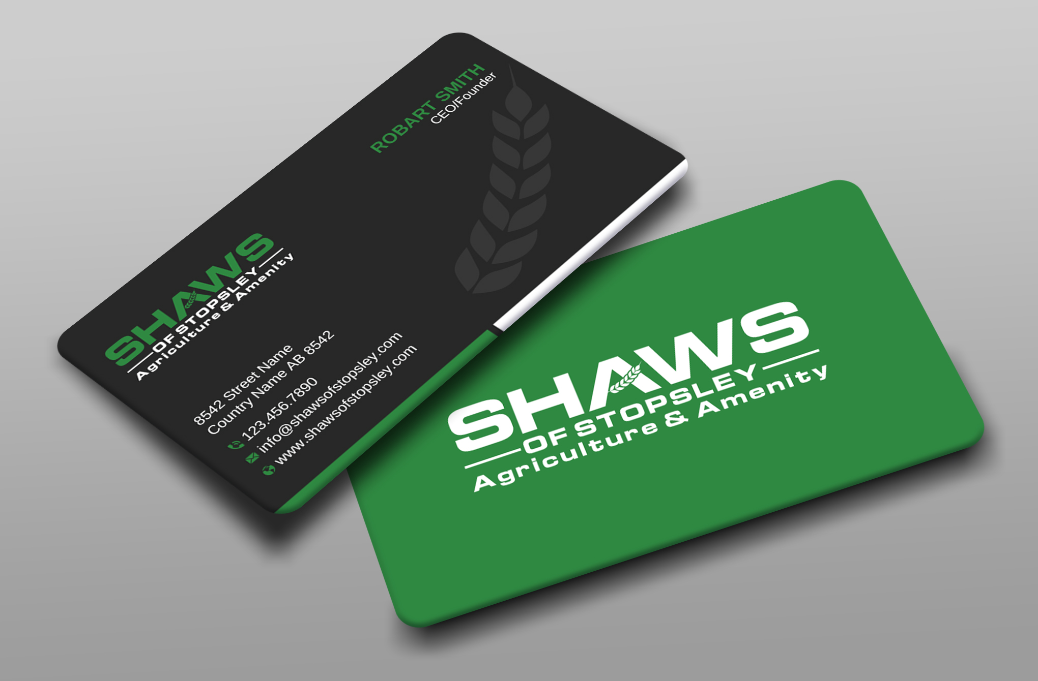 Business Card Design by Uttom 2 for Shaws of Stopsley | Design #30567914