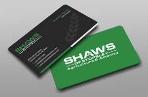 Business Card Design by Uttom 2 for Shaws of Stopsley | Design: #30567914