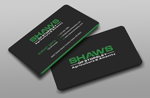 Business Card Design by Uttom 2 for Shaws of Stopsley | Design: #30567915