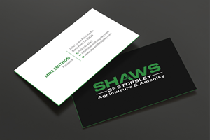 Business Card Design by DesignShout for Shaws of Stopsley | Design: #30579661