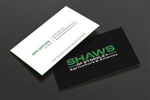 Business Card Design by DesignShout for Shaws of Stopsley | Design: #30579662