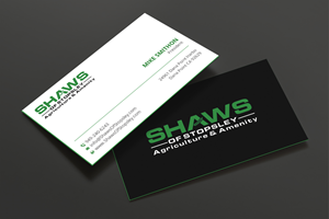 Business Card Design by DesignShout for Shaws of Stopsley | Design: #30579702