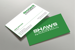 Business Card Design by DesignShout for Shaws of Stopsley | Design: #30579703