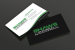 Business Card Design by DesignShout for Shaws of Stopsley | Design: #30579749