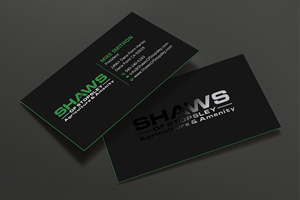 Business Card Design by DesignShout for Shaws of Stopsley | Design: #30579900