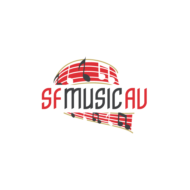 Logo Design by ShakiJav for SF Music, Audio, and Video | Design #30570471