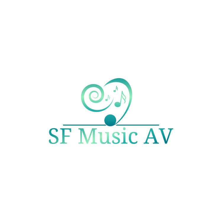 Logo Design by ShakiJav for SF Music, Audio, and Video | Design #30574973