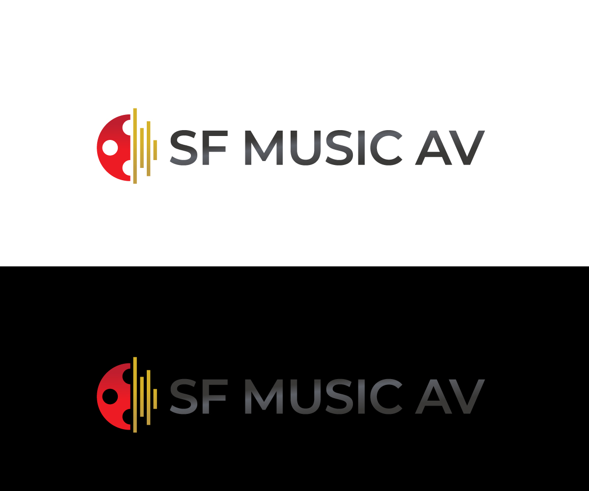 Logo Design by Adi Graphics for SF Music, Audio, and Video | Design #30570103