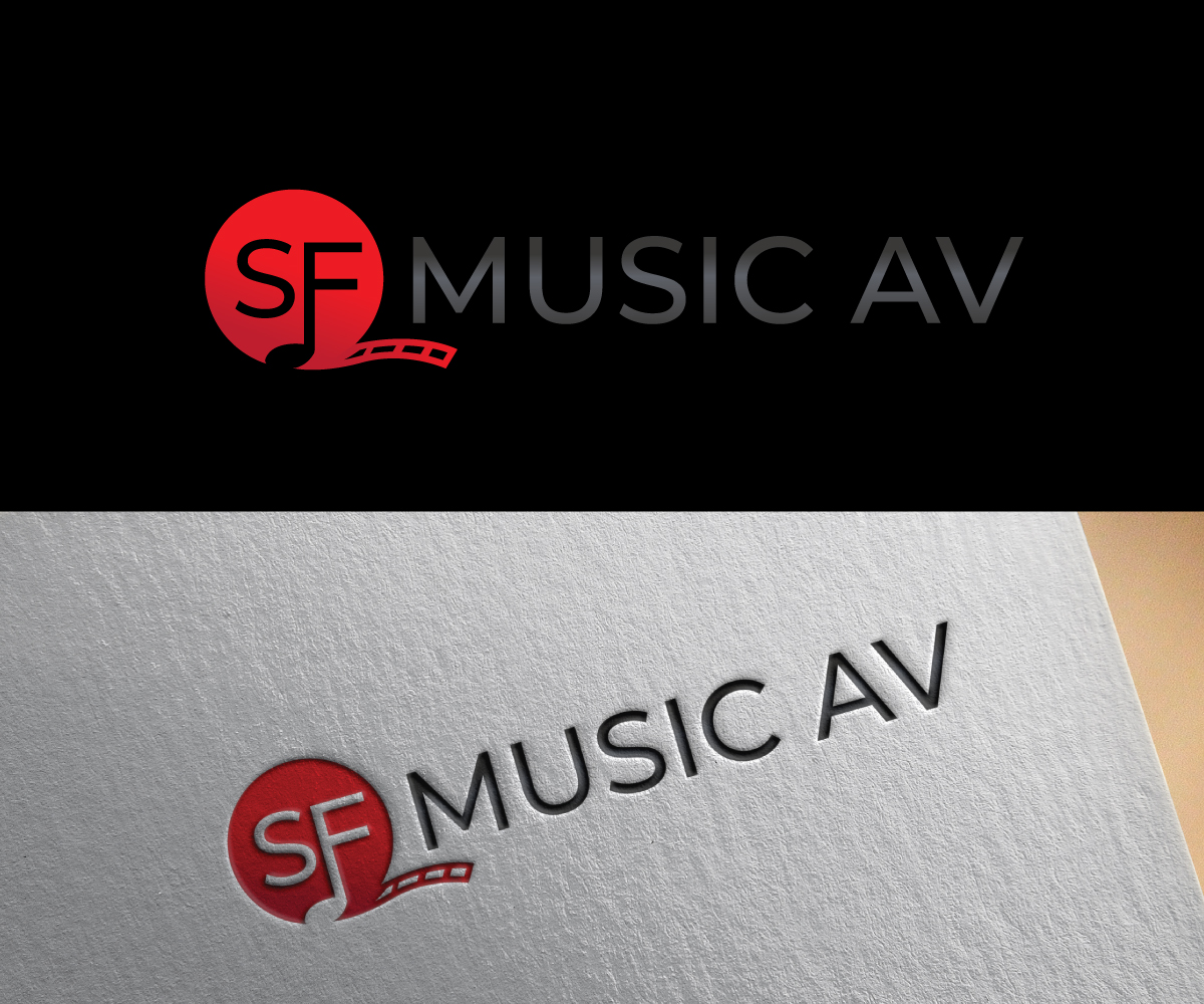 Logo Design by Adi Graphics for SF Music, Audio, and Video | Design #30570105