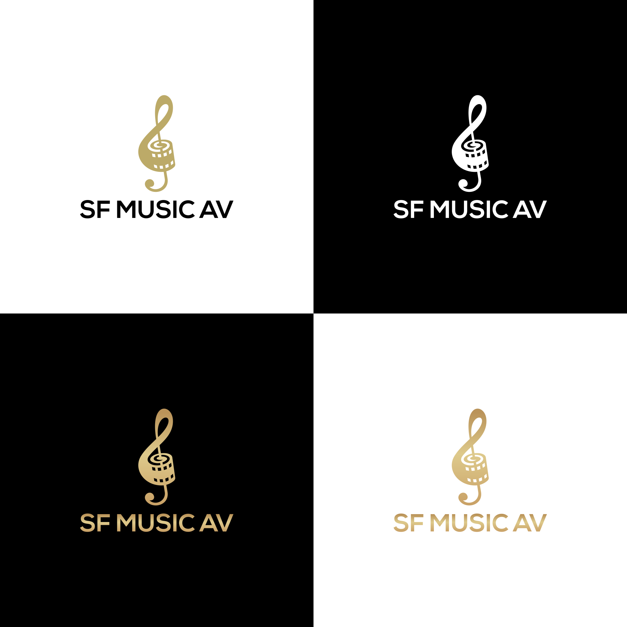 Logo Design by sidikart9 for SF Music, Audio, and Video | Design #30569458