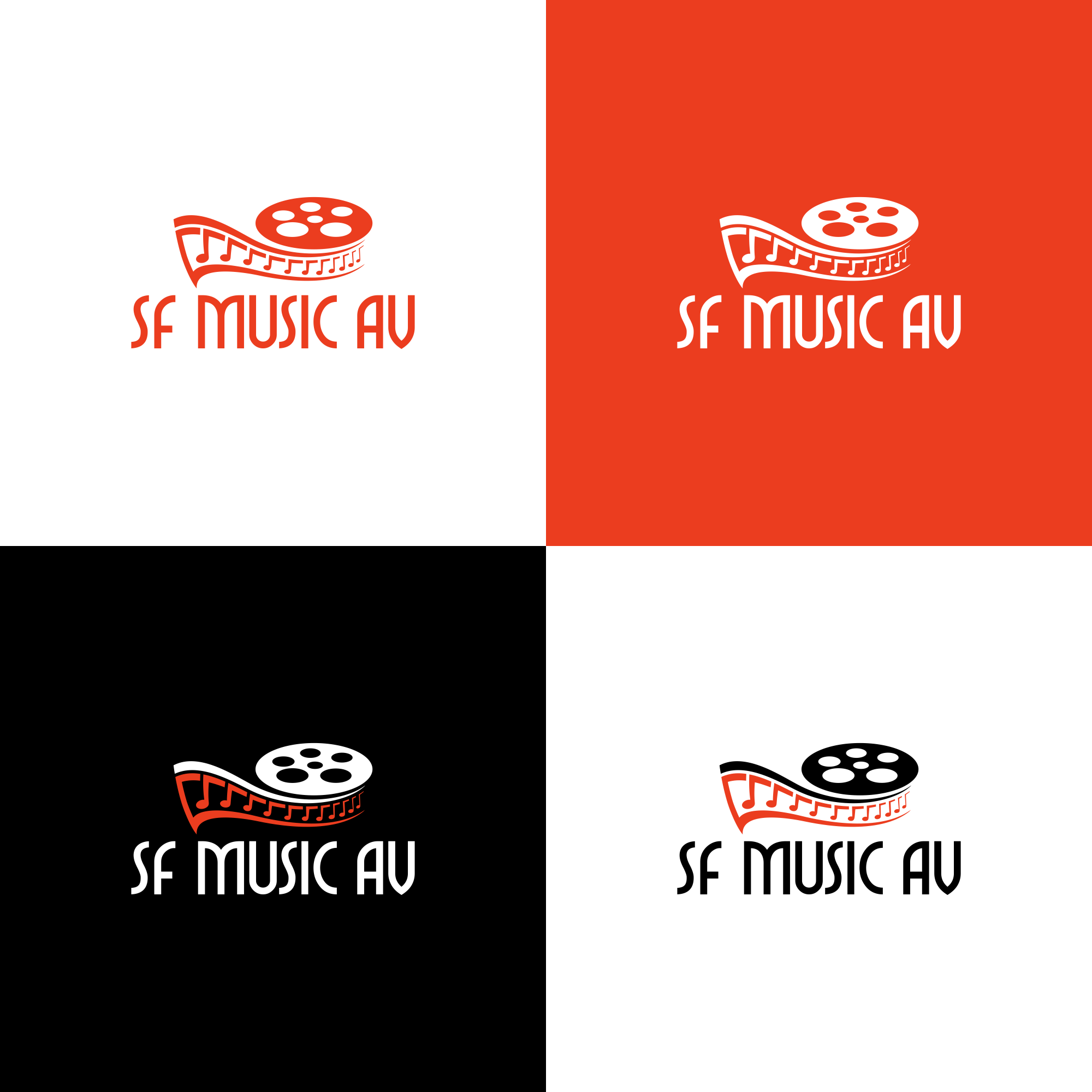 Logo Design by sidikart9 for SF Music, Audio, and Video | Design #30570574
