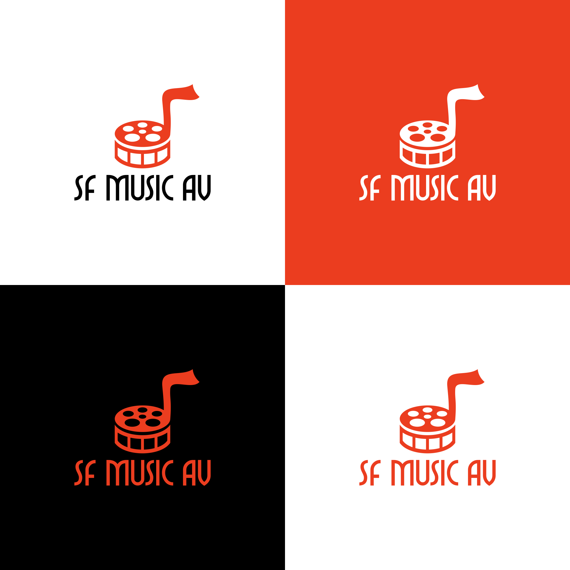 Logo Design by sidikart9 for SF Music, Audio, and Video | Design #30570753