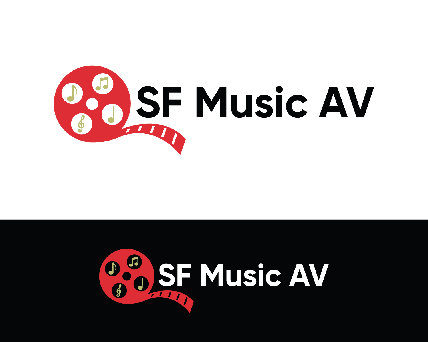 Logo Design by Box Graphic for SF Music, Audio, and Video | Design #30569747
