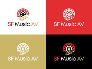 Logo Design by 439 Creations for SF Music, Audio, and Video | Design: #30570342