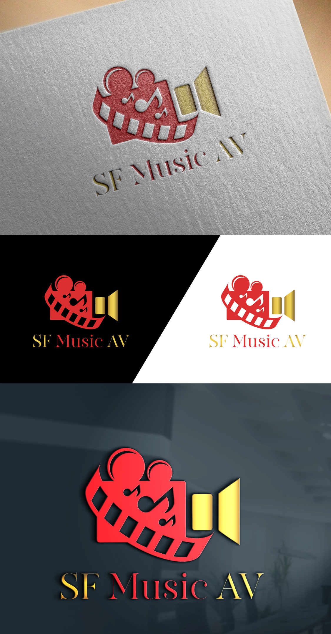 Design de Logo par amran mollaa pour SF Music, Audio, and Video | Design #30569728