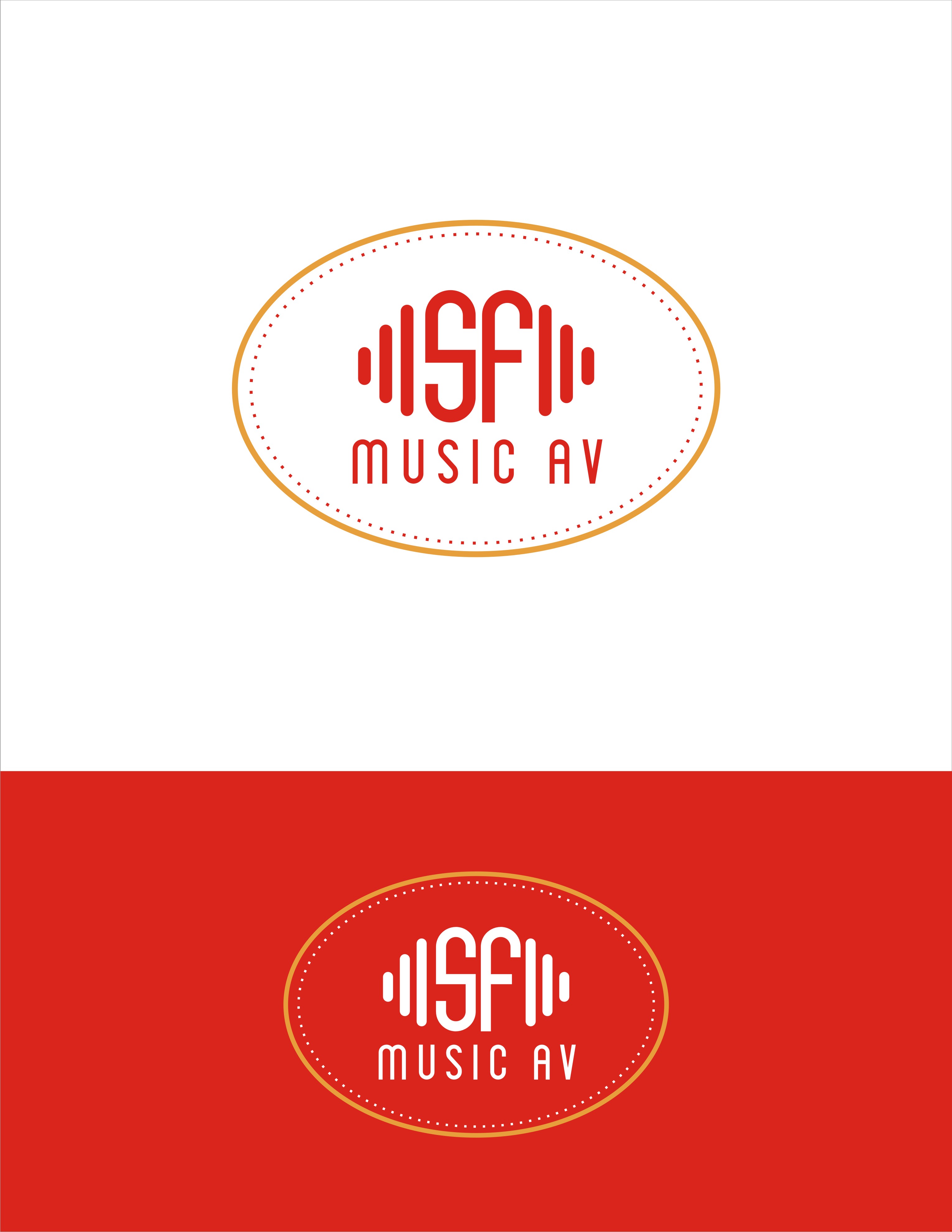 Logo Design by darshan Arts for SF Music, Audio, and Video | Design #30572336