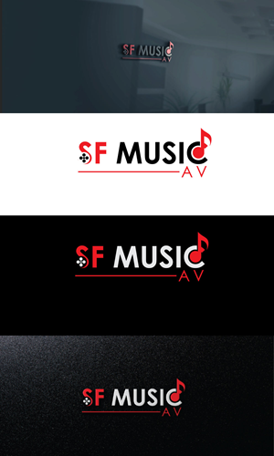 Logo Design by MANIK 42 for SF Music, Audio, and Video | Design: #30571137