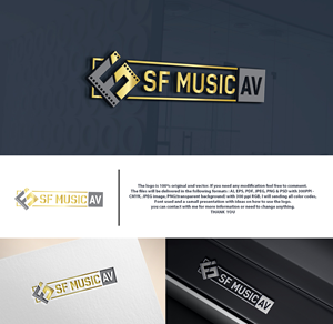 Design de Logo par DesignHour pour SF Music, Audio, and Video | Design : #30569027