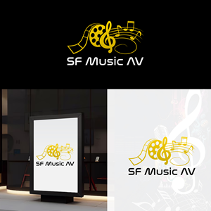 Logo Design by Designer Nayem for SF Music, Audio, and Video | Design: #30568982