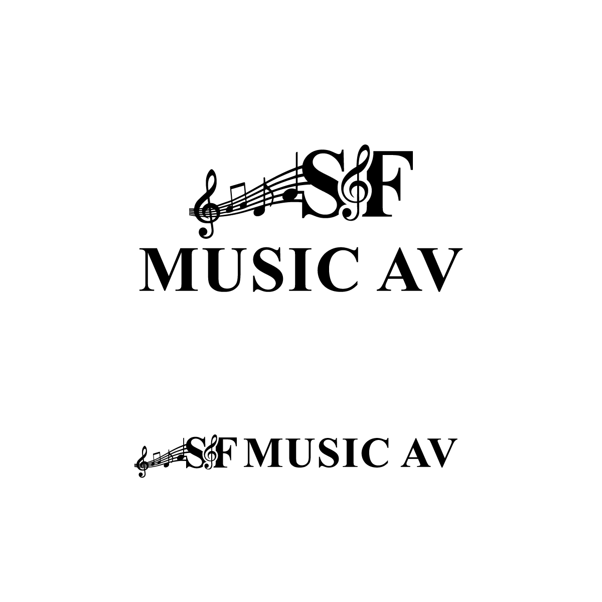 Logo Design by Rasu raj for SF Music, Audio, and Video | Design #30568971