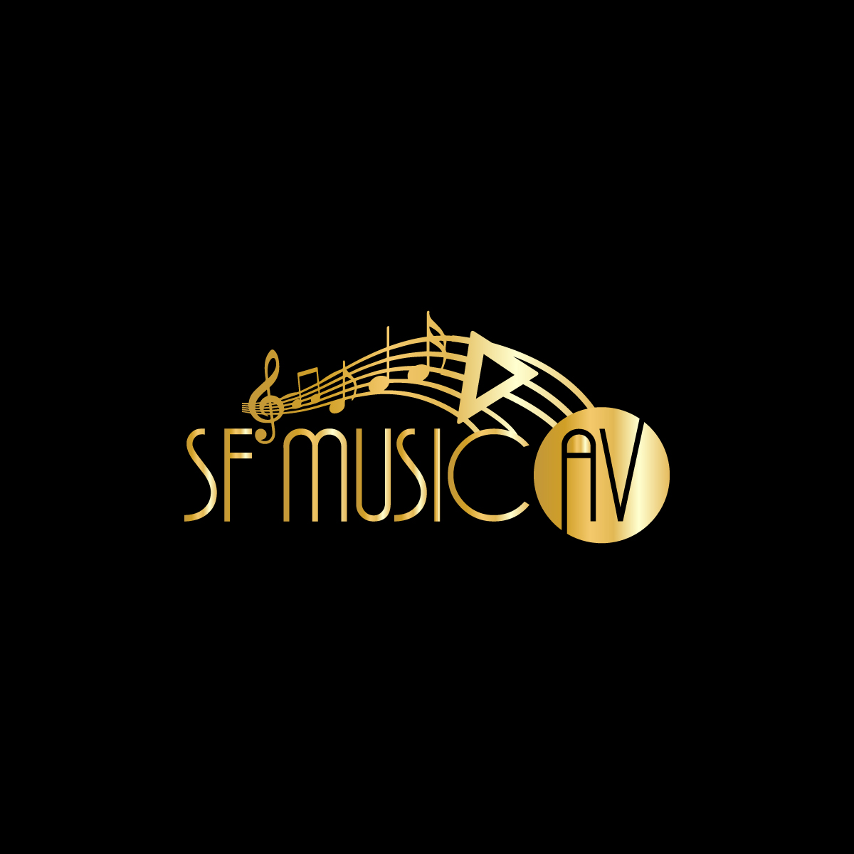 Logo Design by Rasu raj for SF Music, Audio, and Video | Design #30572028
