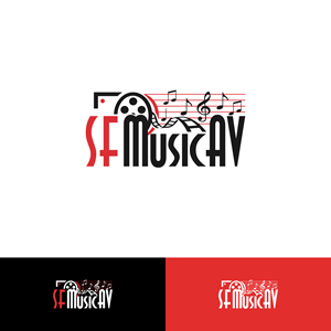 Logo Design by 3n0h99 for SF Music, Audio, and Video | Design: #30572221