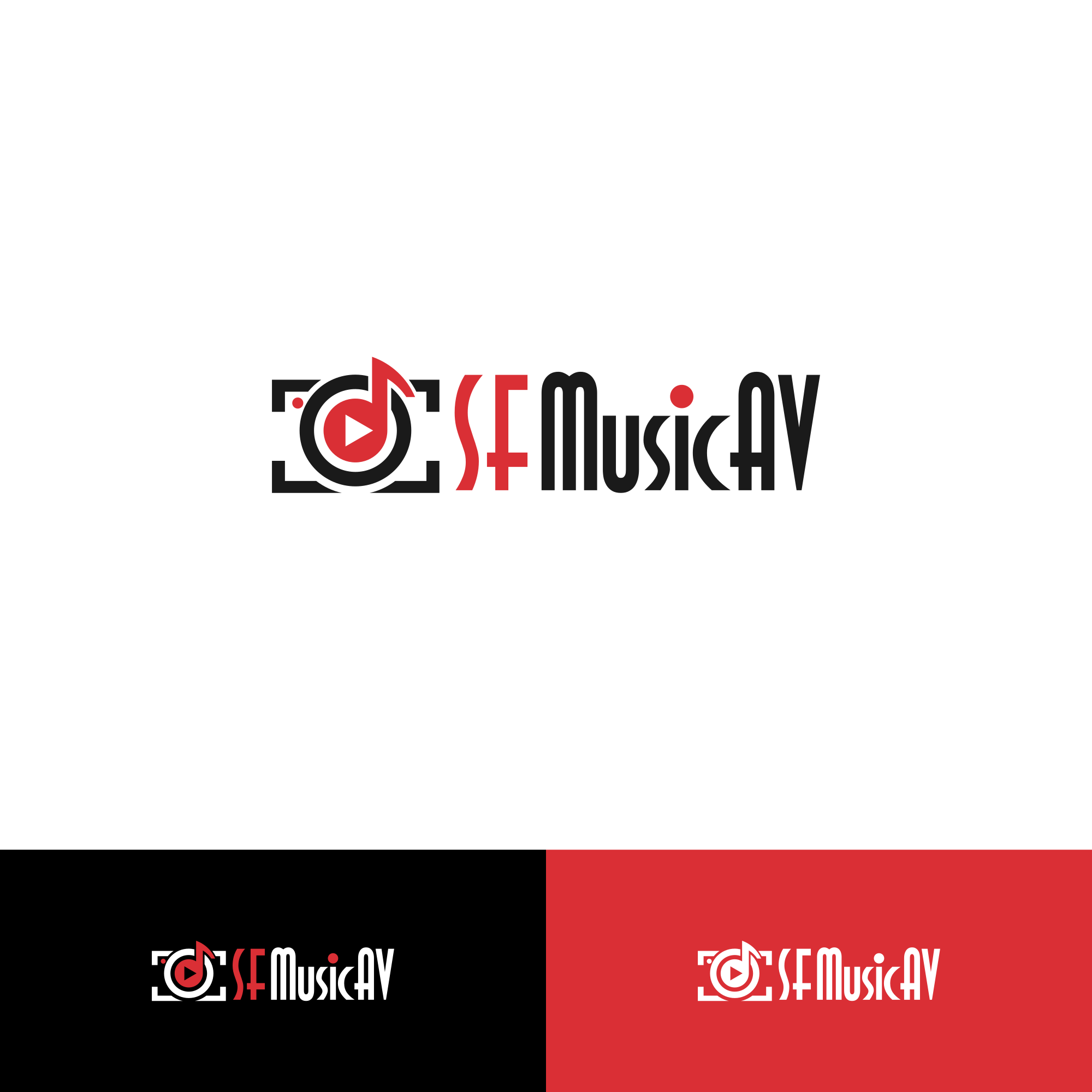 Logo Design by 3n0h99 for SF Music, Audio, and Video | Design #30572635