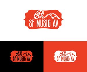 Logo Design by RaKu 2 for SF Music, Audio, and Video | Design: #30582063