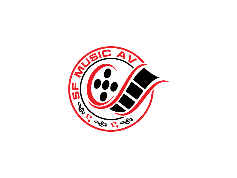 Logo Design by sorrybro for SF Music, Audio, and Video | Design #30569949